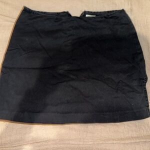 Bamboo Traders Classic Black Mini Skirt